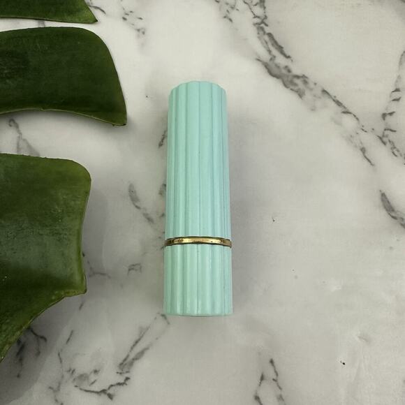 Estee Lauder All Day Lipstick Makeup Frosted Apricot Ribbed Case Green Tube - Picture 2 of 3